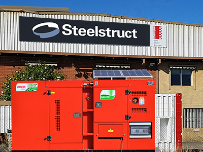 Steelstruct Goes Off the Grid with Generators Australia
