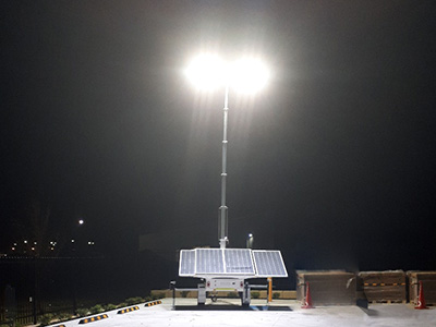 New Solar Powered Lighting Tower